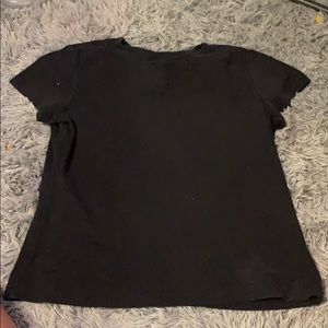 black t-shirt